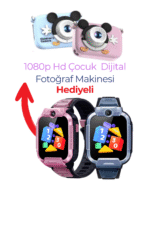 Mibro Z5 Çift Kameralı GPS Destekli 4G Akıllı Çocuk Saati + 1080p HD Renkli Kids Dijital Fotoğraf Makinesi Hediyeli